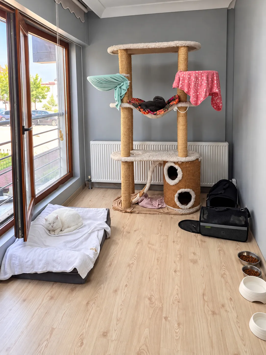 Rest corner by the window