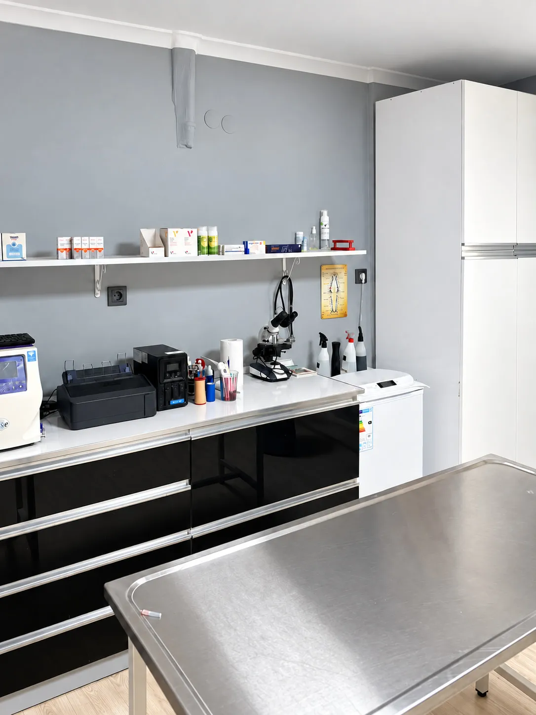 Examination and laboratory